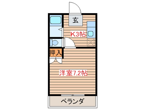 ４１７ハイツの物件間取画像